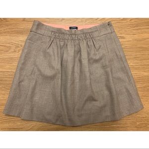 J Crew Wool Shirred Skirt